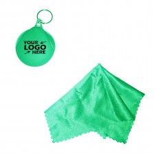 Cleaning Cloth with Carrying Cover and Key Ring